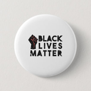 Black Lives Problem protesteert tegen politieke ma Ronde Button 5,7 Cm