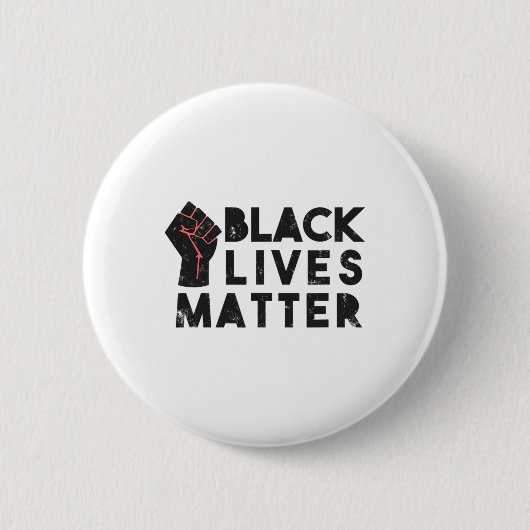 Black Lives Problem protesteert tegen politieke ma Ronde Button 5,7 Cm (Voorkant)