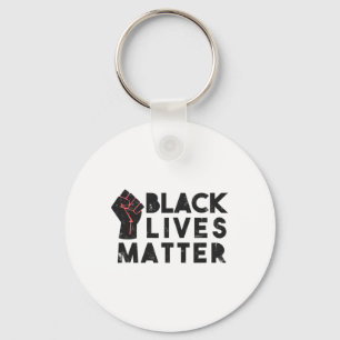 Black Lives Problem protesteert tegen politieke ma Sleutelhanger