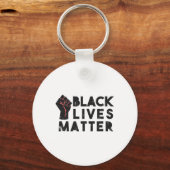 Black Lives Problem protesteert tegen politieke ma Sleutelhanger (Voorkant)