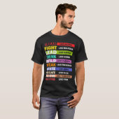 Black Lives S Black Leaders Black History Month T-shirt (Voorkant volledig)