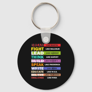 Black Lives S Zwarte Leiders Black History Maand  Sleutelhanger