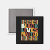 Black Lives-Sticker Magneet (Voorkant / Achterkant)