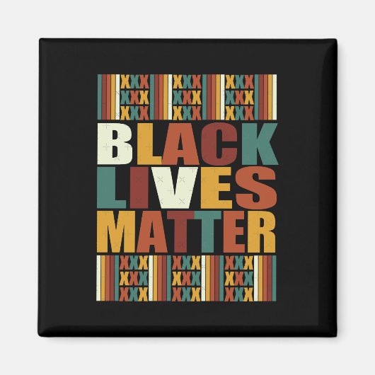 Black Lives-Sticker Magneet (Voorkant)