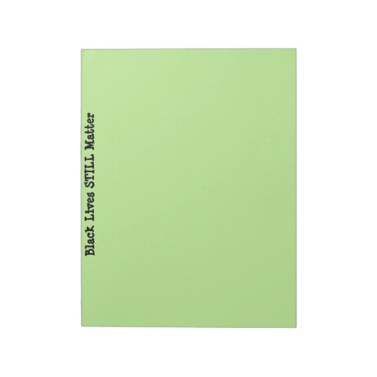 Black Lives STILL Matter Notitieblok (Linkerzijde)