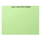 Black Lives STILL Matter Notitieblok (Voorkant)