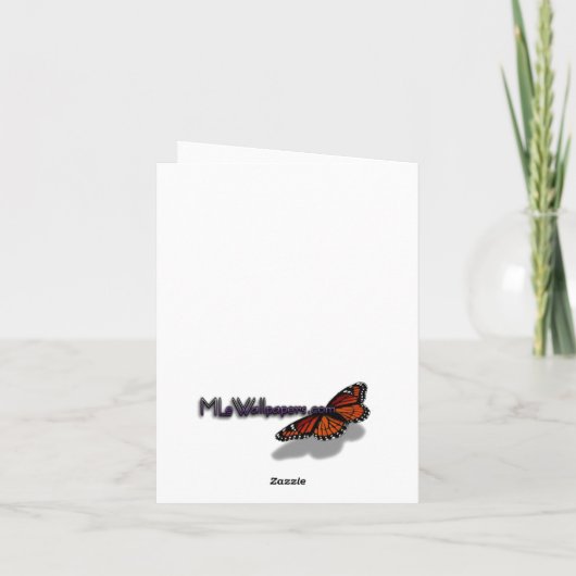 Black Lizard Bedankkaart (Achterkant)