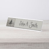 Black Lizard Bureau Naambordje (Voorkant)