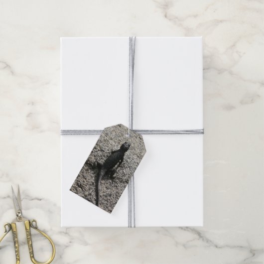 Black Lizard Cadeaulabel (Met Touw)