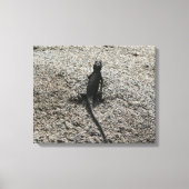Black Lizard Canvas Afdruk (Voorkant)