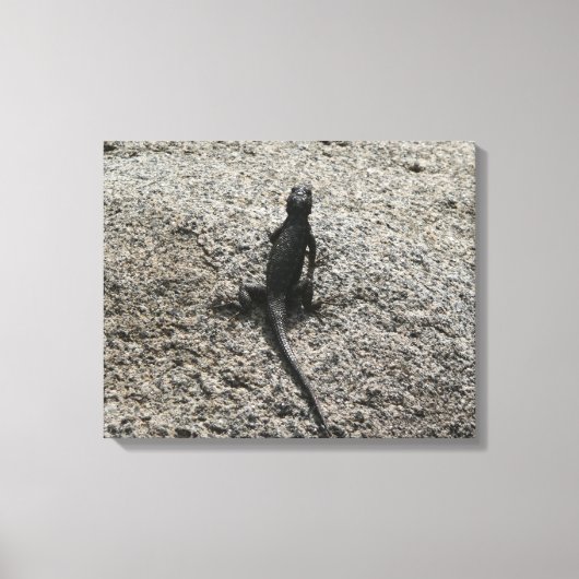 Black Lizard Canvas Afdruk (Voorkant)