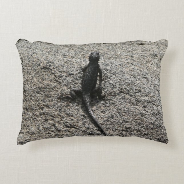 Black Lizard Decoratief Kussen (Voorkant)