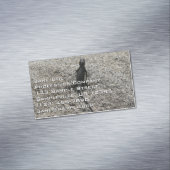 Black Lizard Magnetisch Visitekaartje (Voorbeeld)