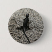 Black Lizard Ronde Button 5,7 Cm (Voorkant)