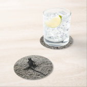 Black Lizard Ronde Kartonnen Onderzetter (Insitu)