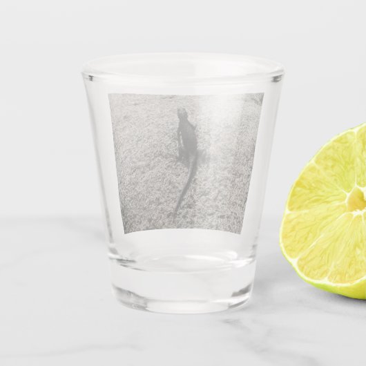 Black Lizard Shot Glas (Achterkant)