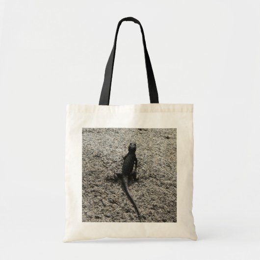 Black Lizard Tote Bag (Voorkant)