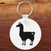 Black Llama Sleutelhanger (Voorkant)