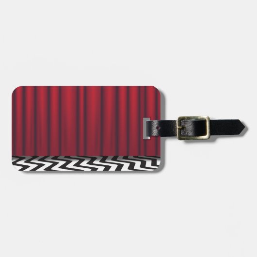 Black Lodge Red Room Bagagelabel (Voorkant horizontaal)