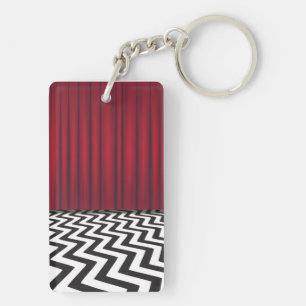 Black Lodge Red Room Double Sided Sleutelhanger