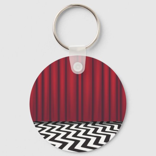 Black Lodge Red Room Sleutelhanger (Voorkant)