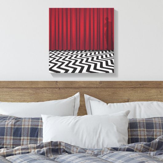 Black Lodge Twin Peaks Canvas Afdruk (Insitu (Slaapkamer))