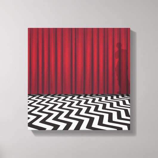 Black Lodge Twin Peaks Canvas Afdruk (Voorkant)