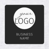 Black Logo Custom Merk Business Kleding Garment Labels (Design 1)