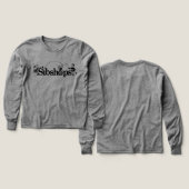 Black Logo Kids Long sleeve Tee (Voorkant /achterkant)