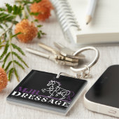 Black logo MJB Dressage  Sleutelhanger (Voorkant Rechts)