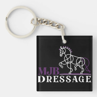 Black logo MJB Dressage  Sleutelhanger