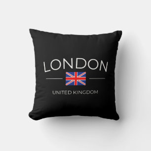 Black London Kussen