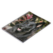 Black Long Hazard German Shepherd Notitieboek (Linkerzijde)