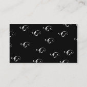 Black Longlinebra - Business Visitekaartje (Achterkant)