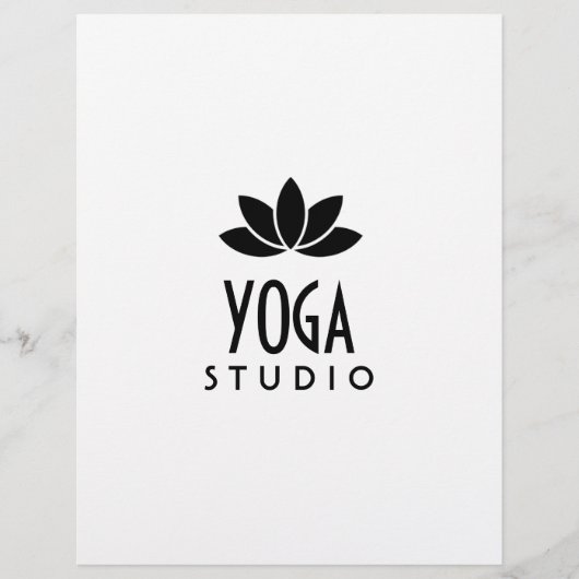 Black Lotus Flower Flyer (Voorkant)