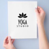 Black Lotus Flower Flyer (Hand)