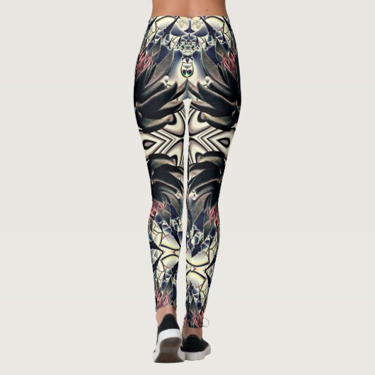 Black Lotus Leggings (Achterkant)