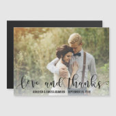 Black Love and Bedankt Script | Persoonlijke foto (Voorkant / Achterkant)