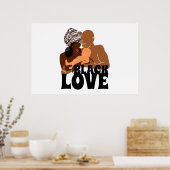 Black Love Black Poster (Keuken)