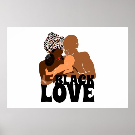 Black Love Black Poster (Voorkant)
