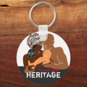 Black Love Black Sleutelhanger (Voorkant)