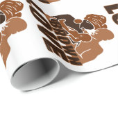 Black Love Brown Cadeaupapier (Rol Hoek)