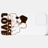 Black Love Brown Case-Mate iPhone Case (Achterkant (horizontaal))