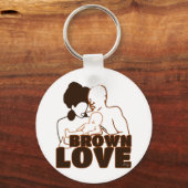Black Love Brown Sleutelhanger (Voorkant)