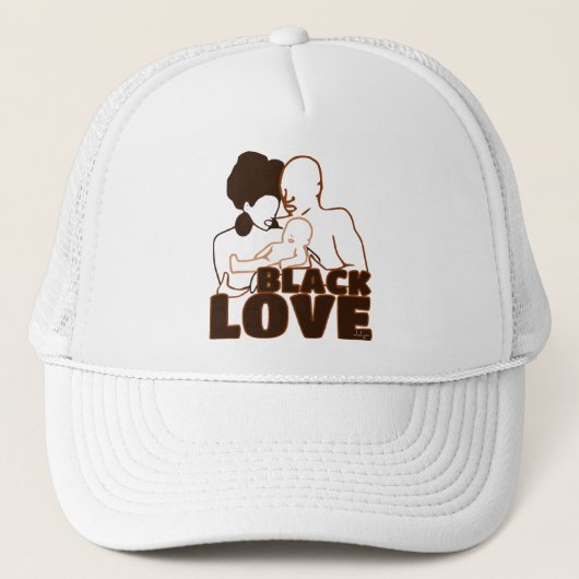 Black Love Brown Trucker Pet (Voorkant)