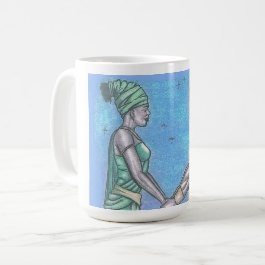 Black Love Cup Koffiemok (Voorkant links)