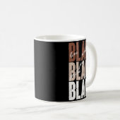 Black Love Excellence Joy Pride Black History Afri Koffiemok (Voorkant rechts)