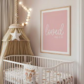 Black Love Faith Quote minimalistisch Poster