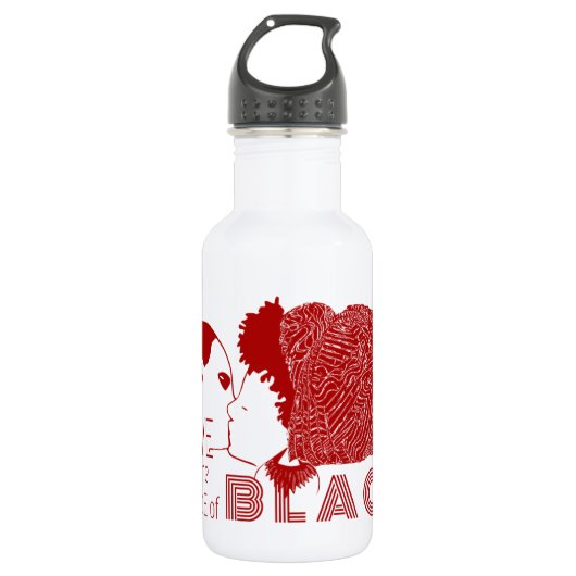 BLACK LOVE IN RED WATERFLES (Voorkant)