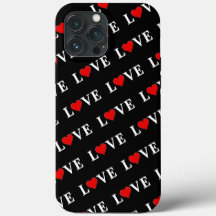 Black LOVE Modern Elegant